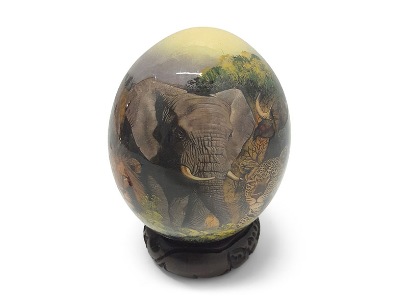 Decorative Ostrich Egg - 27